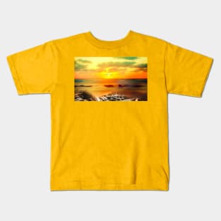 Sunset Beach Kids T-Shirt